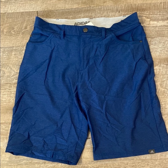 Adidas Men's Royal Blue GOLF Shorts - Picture 1 of 9